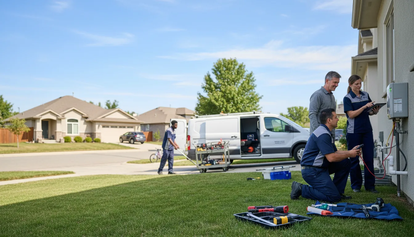 Tankless water heater service in Wilmore, KS
